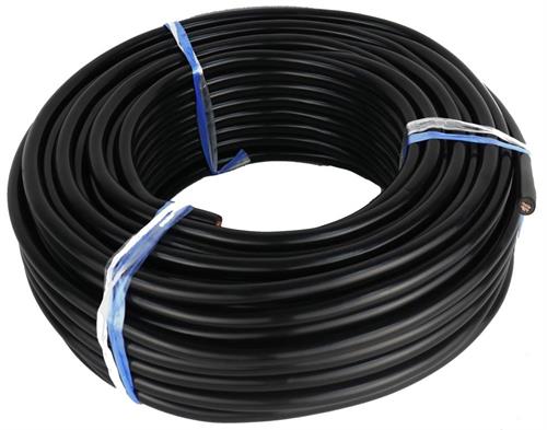 Solarix 16mm2 Battery Power Cable 50 Metre Roll Black