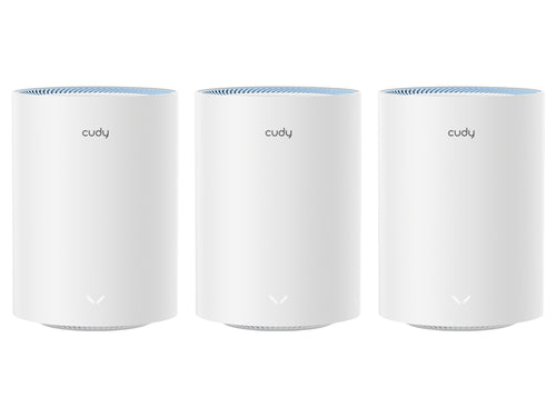 Cudy Dual Band WiFi 5 1200Mbps Fast Ethernet Mesh 3 Pack
