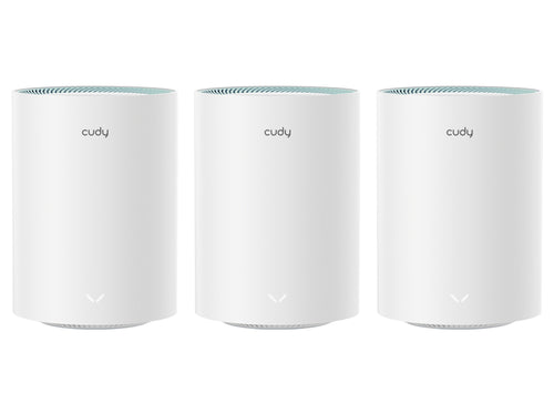 Cudy Dual Band WiFi 5 1200Mbps Gigabit Mesh 3 Pack