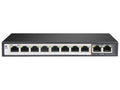 Scoop 8 Port Fast Ethernet PoE 96W 2 Gigabit Switch